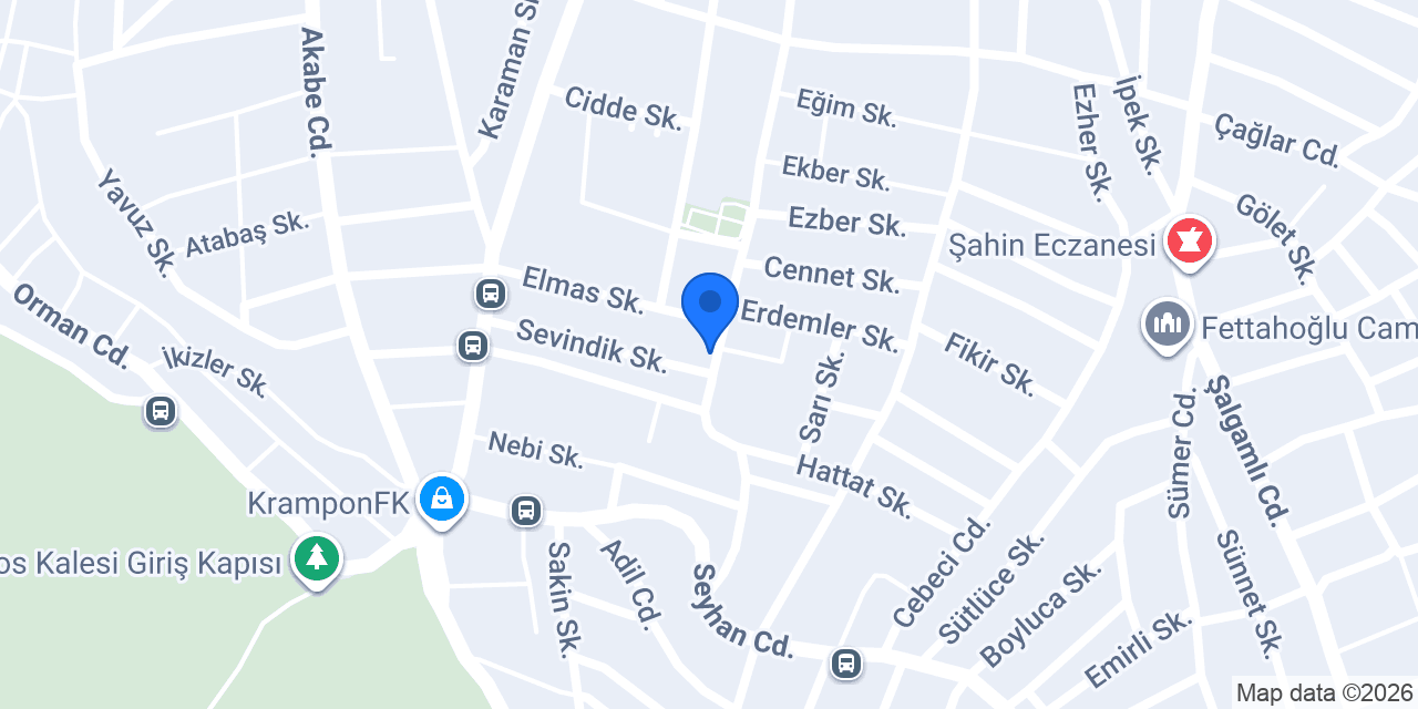 Genç Market konumu