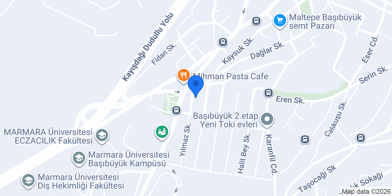 Sevgi'nin dikim evi konumu