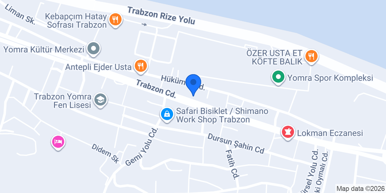 Şah Lastik ve Otomotiv konumu