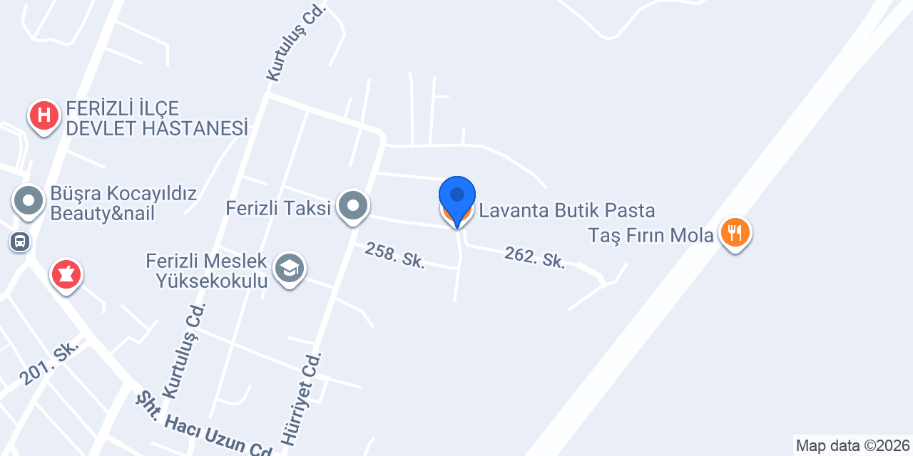 Lavanta Butik Pasta konumu