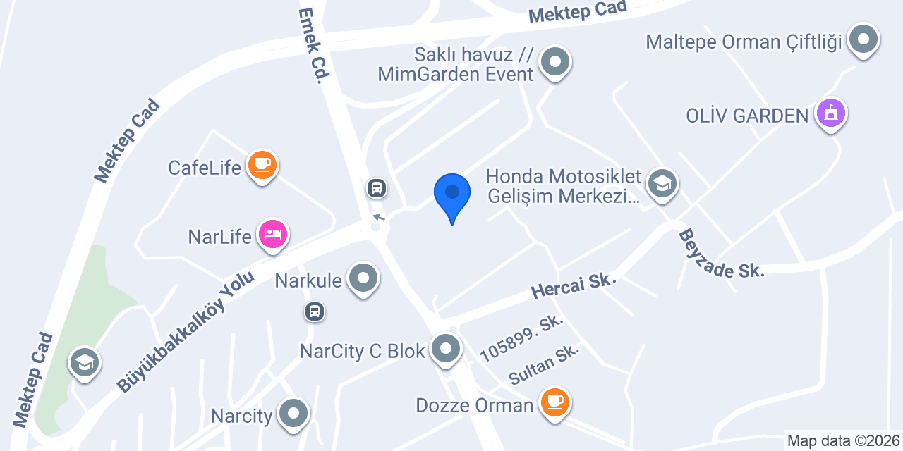 Maltepe Su Tesisatı konumu
