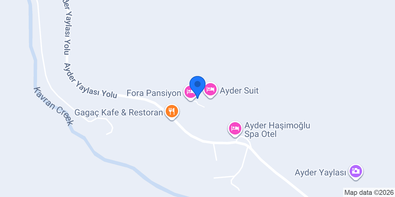 Zirve Pansiyon konumu