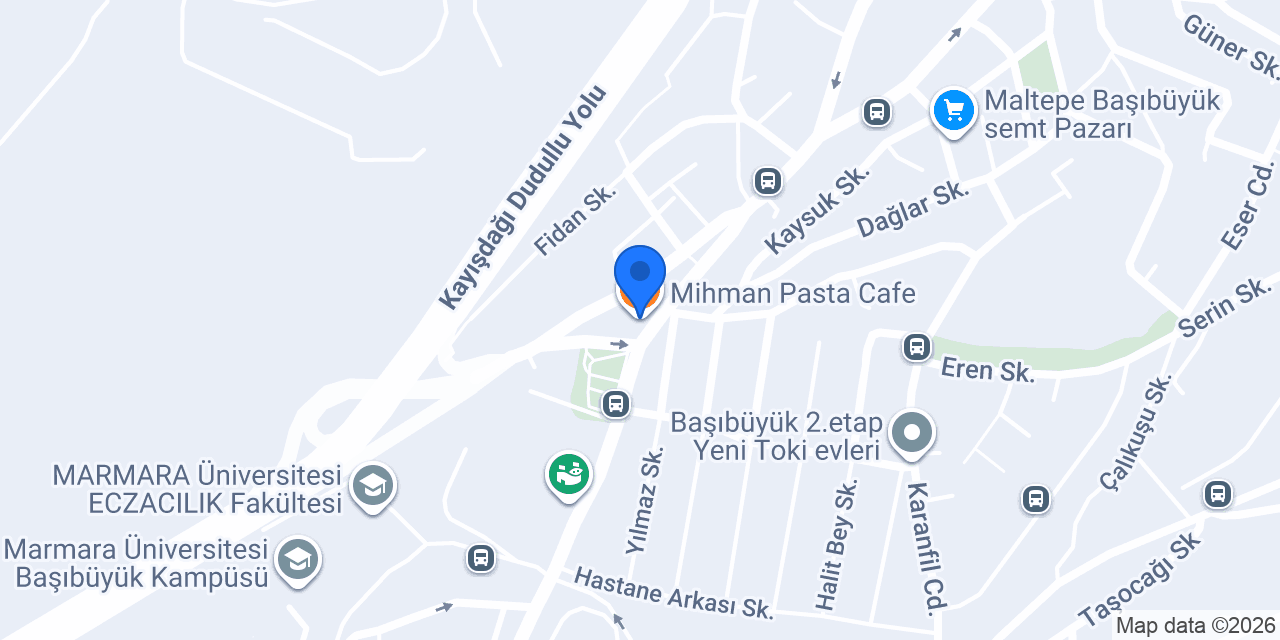 Mihman Pasta Cafe konumu