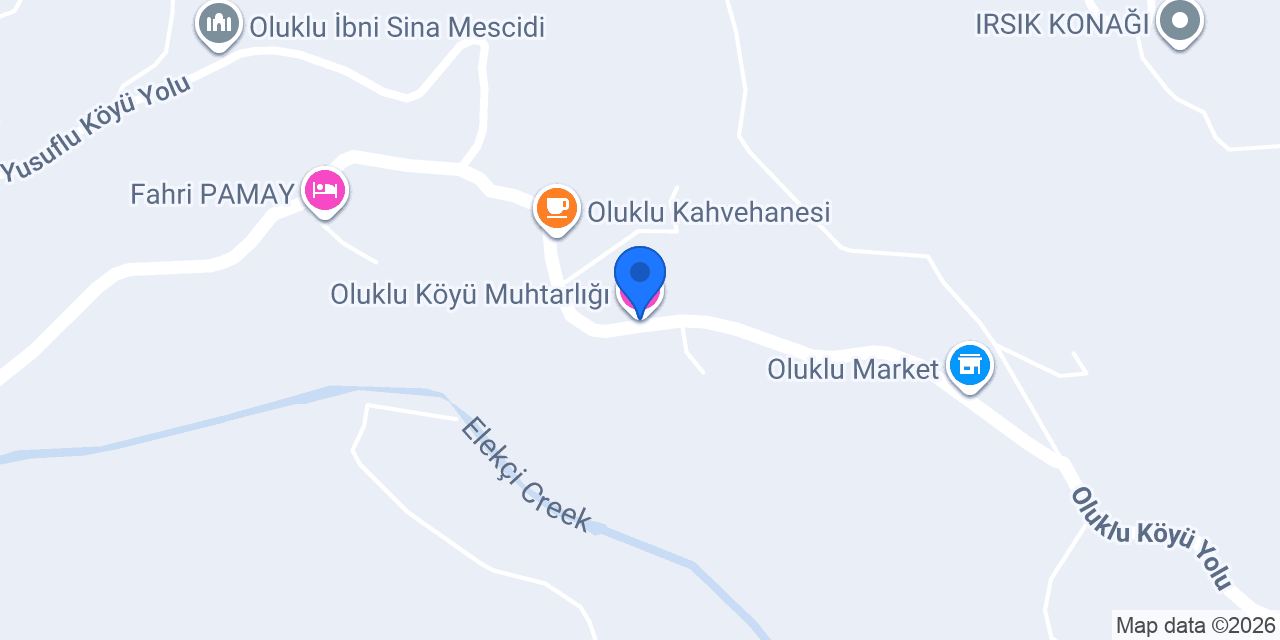 Oluklu Köyü Muhtarlığı konumu