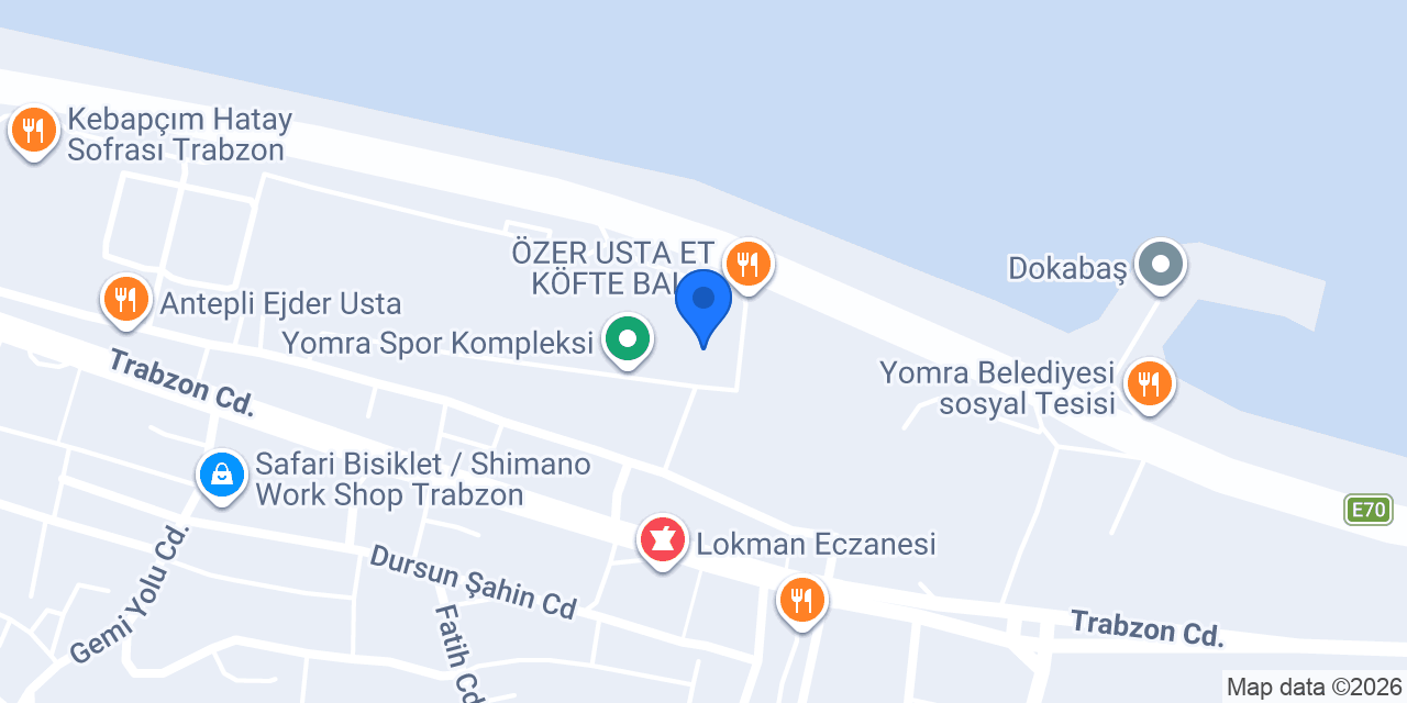 Yomra Tırmanış Duvarı konumu