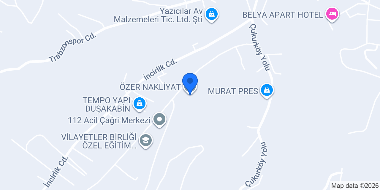 ÖZER NAKLİYAT konumu