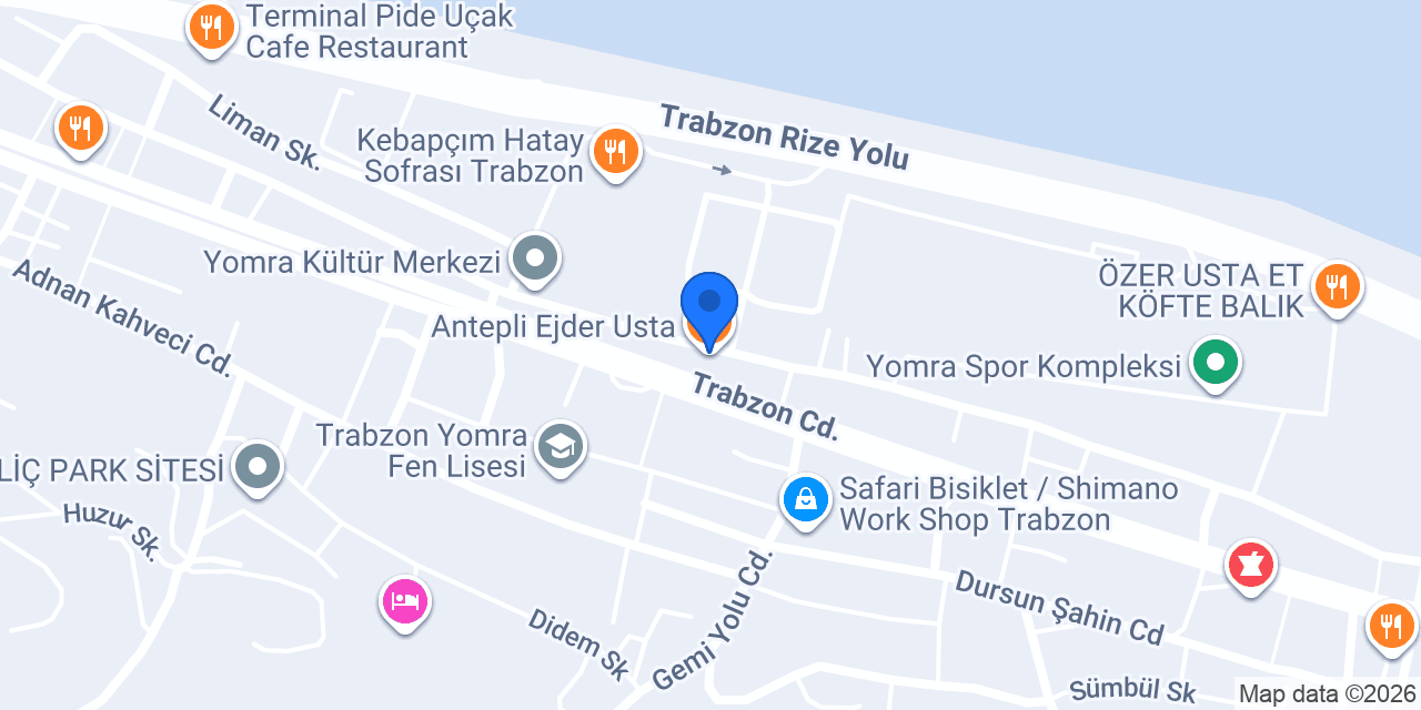 Antepli Ejder Usta konumu