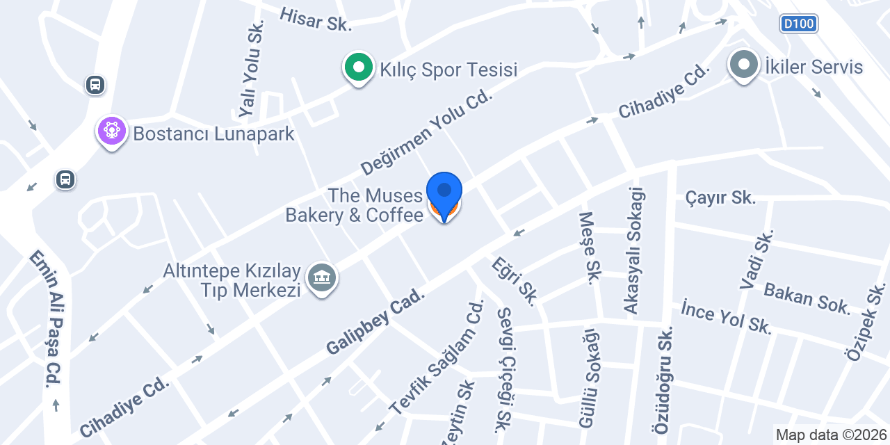 The Muses Bakery & Coffee konumu
