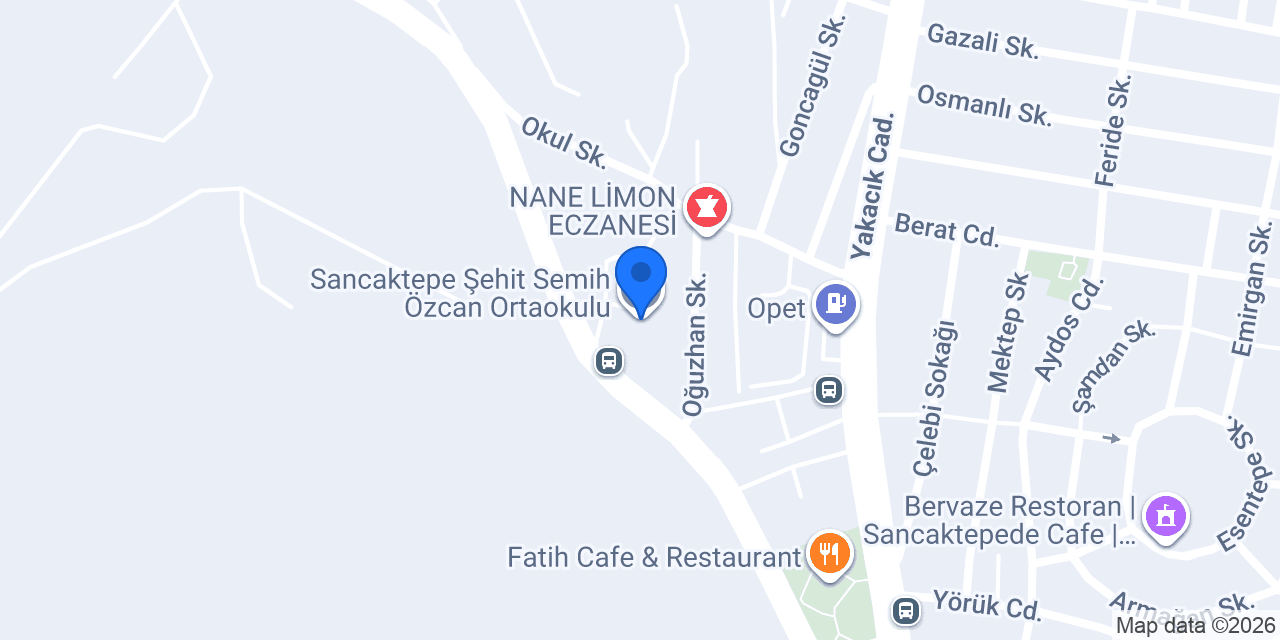 Sancaktepe Şehit Semih Özcan Ortaokulu konumu