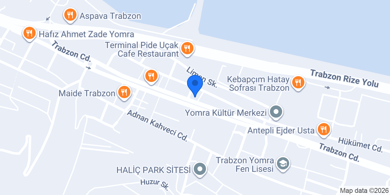 ELİF PERDE YOMRA konumu