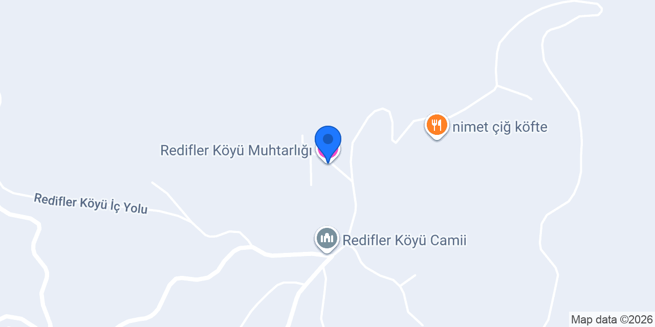 Redifler Köyü Muhtarlığı konumu