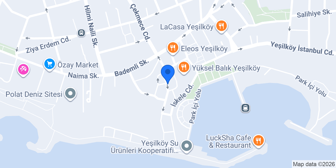 Yeşilköy Ersin Tekel konumu