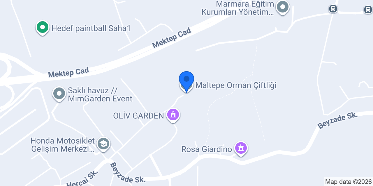 Maltepe Orman Çiftliği konumu