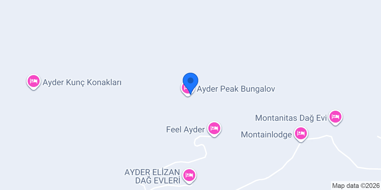 Ayrık Vadi Dağ Evi konumu