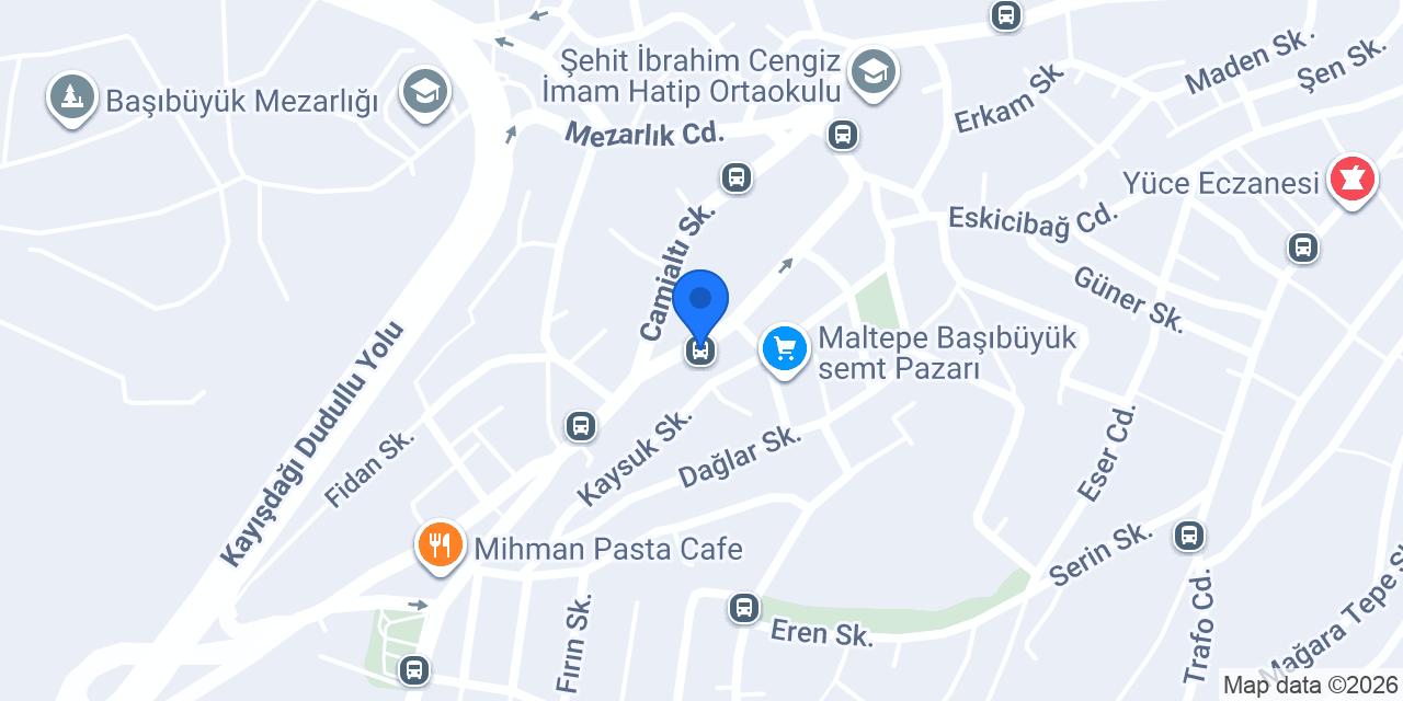 Başıbüyük Caddesi konumu