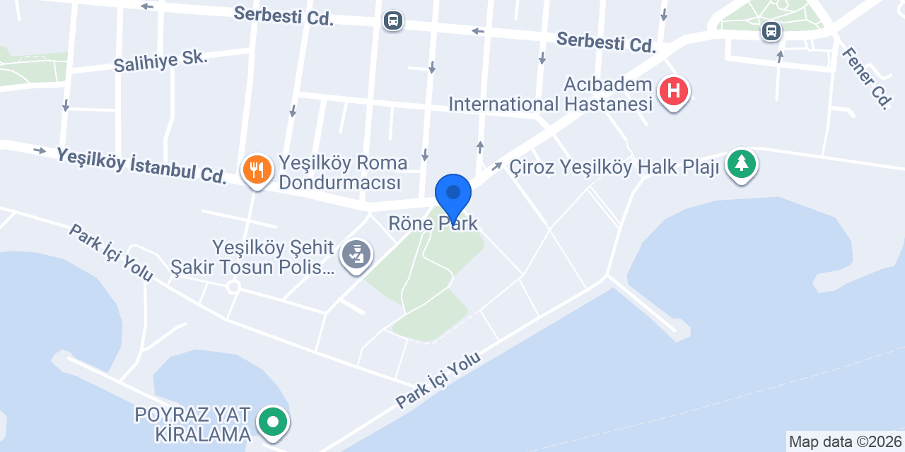 Röne Park Çay Bahçesi konumu