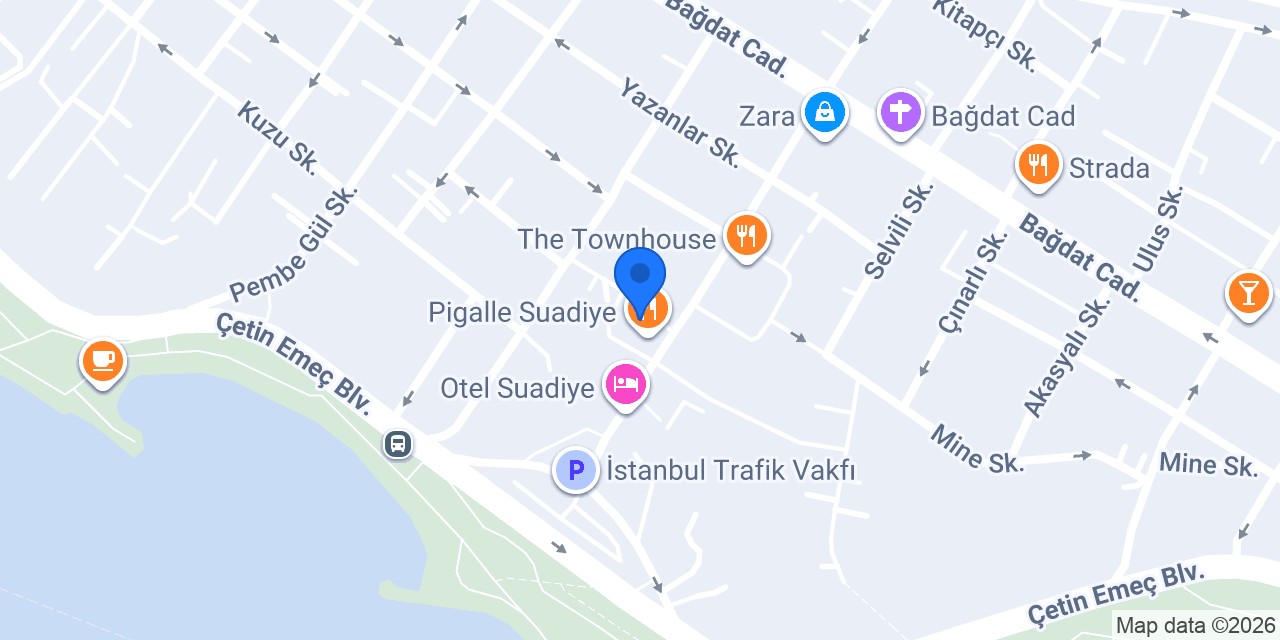Talya Spa Suadiye konumu