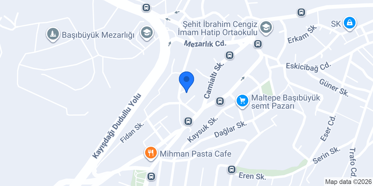Bildik Makina konumu