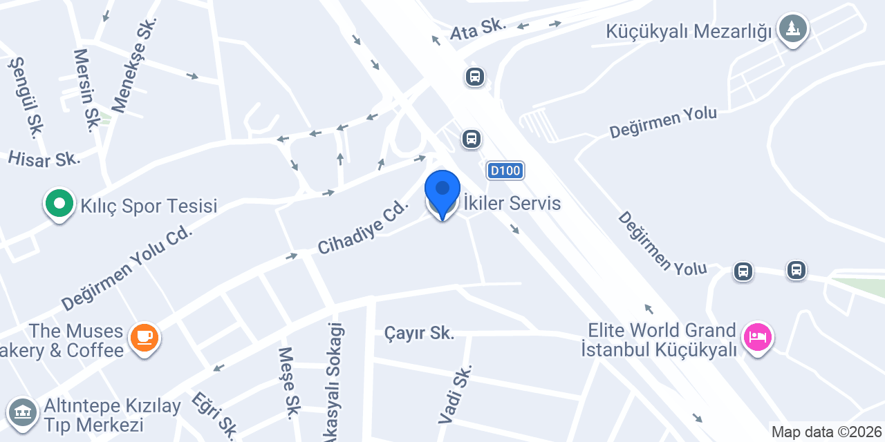 İkiler Servis konumu