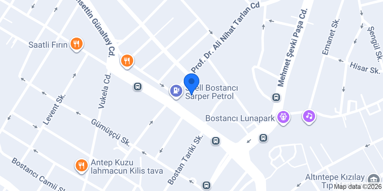 Bostancı Atatürk Ortaokulu konumu