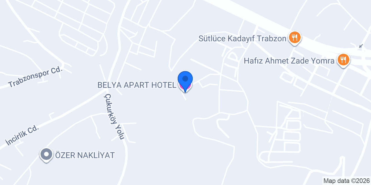 BELYA APART HOTEL konumu