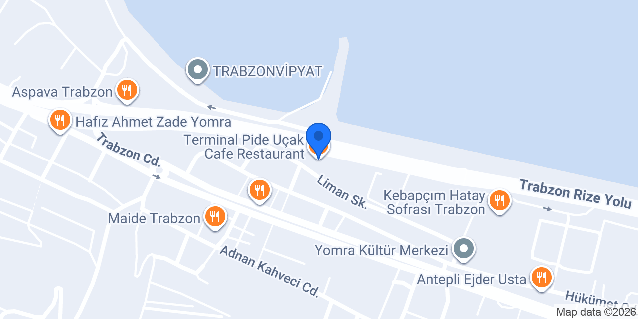 Terminal Pide Uçak Cafe Restaurant konumu