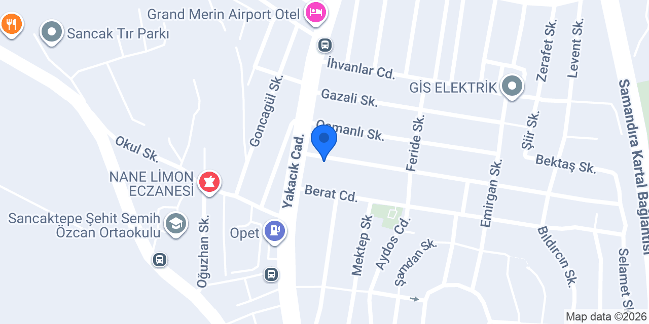 Altın Makas Ortadağ konumu