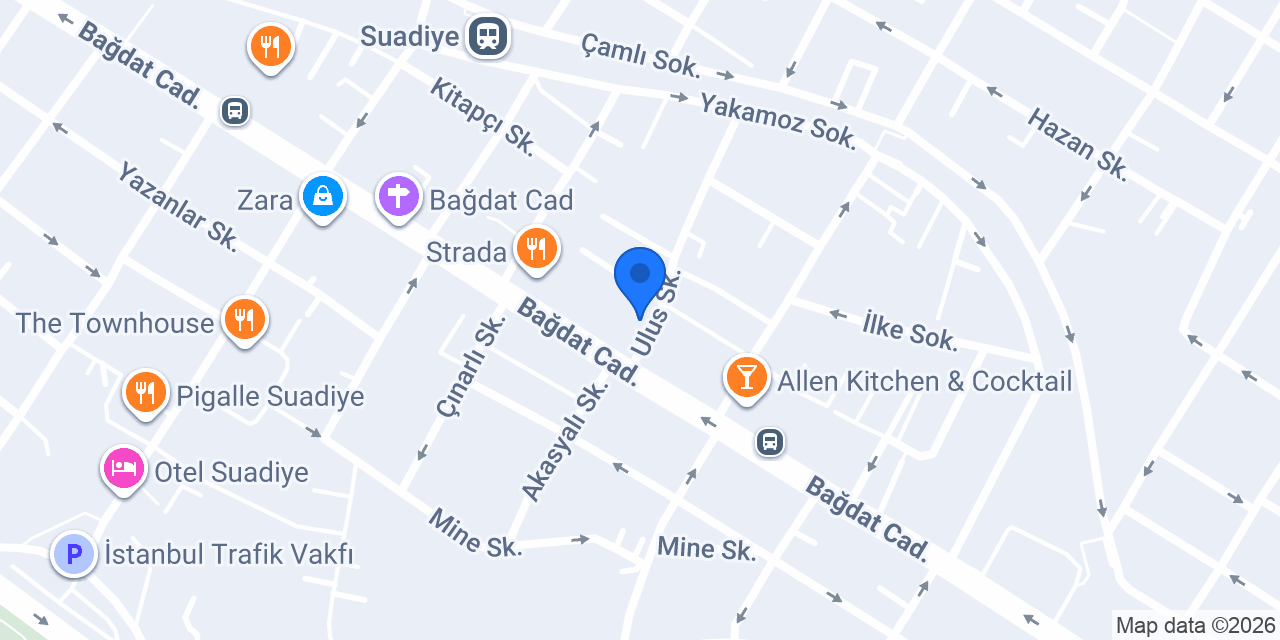 QNB Suadiye Şubesi konumu