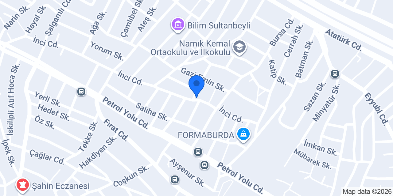 Öz Dinç Kardeşler Unlu Mamüller konumu