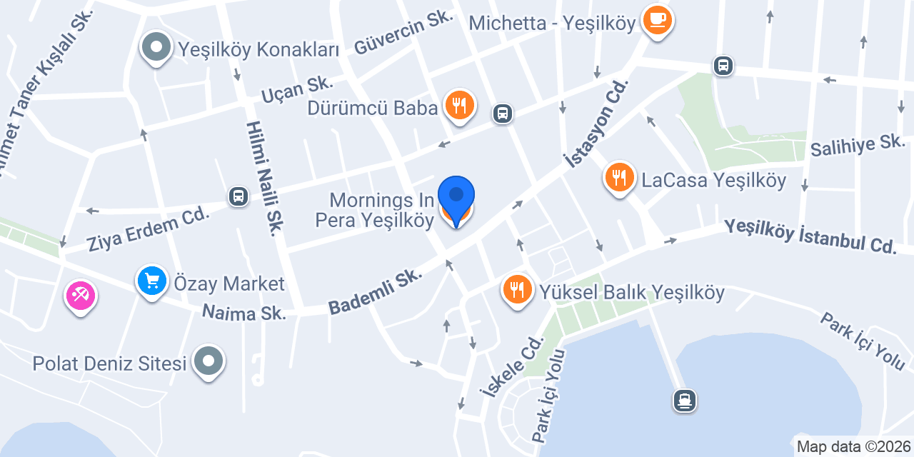 Mornings In Pera Yeşilköy konumu