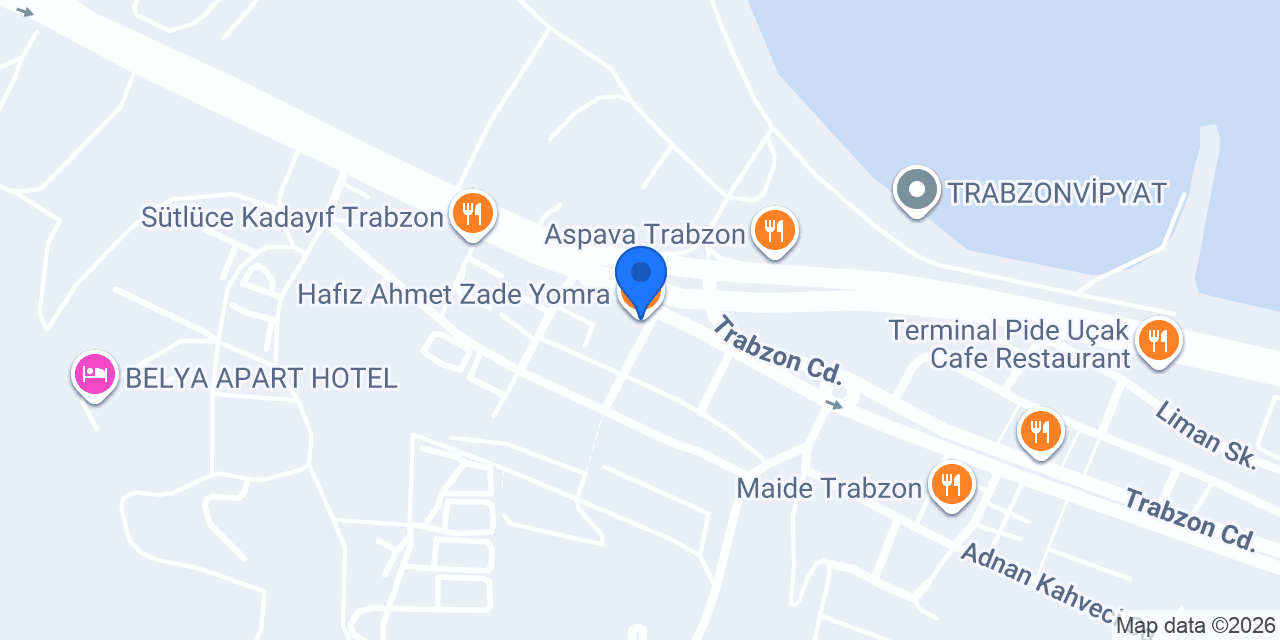 Hafız Ahmet Zade Yomra konumu