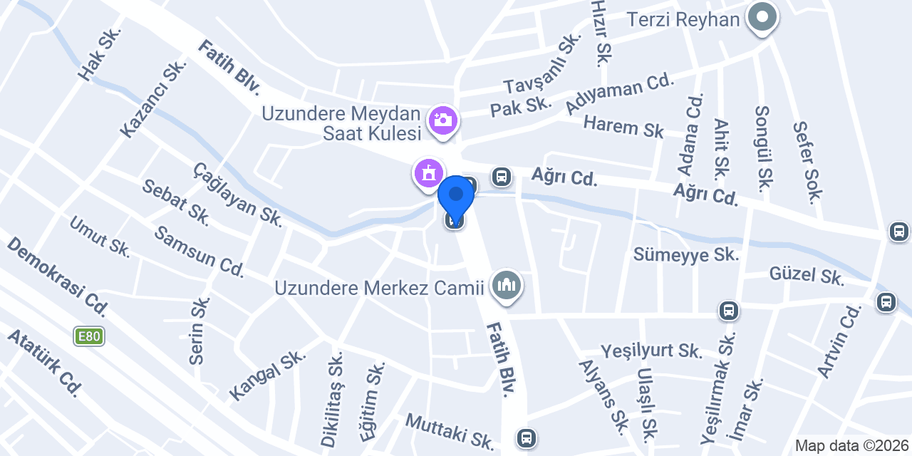 Emin Izgara Salonu konumu