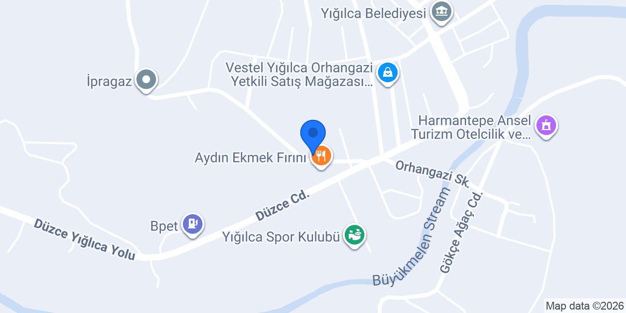 Yığılca İlçe Halk Kütüphanesi konumu