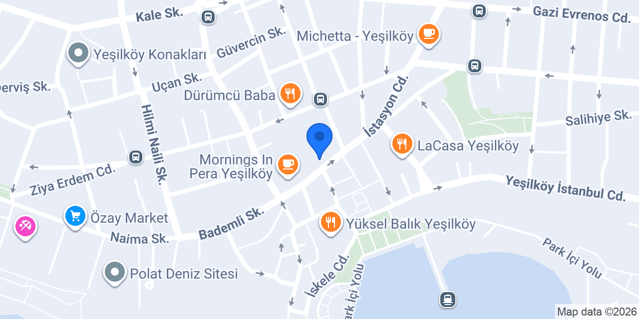 StarbucksYeşilköy konumu