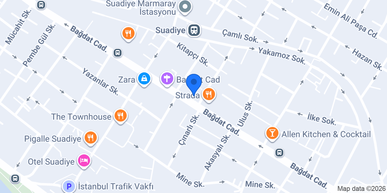 Garanti BBVA Suadiye Şubesi konumu
