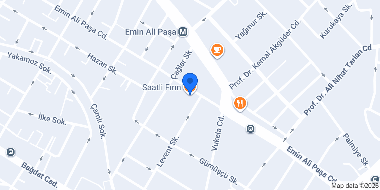 Saatli Fırın konumu