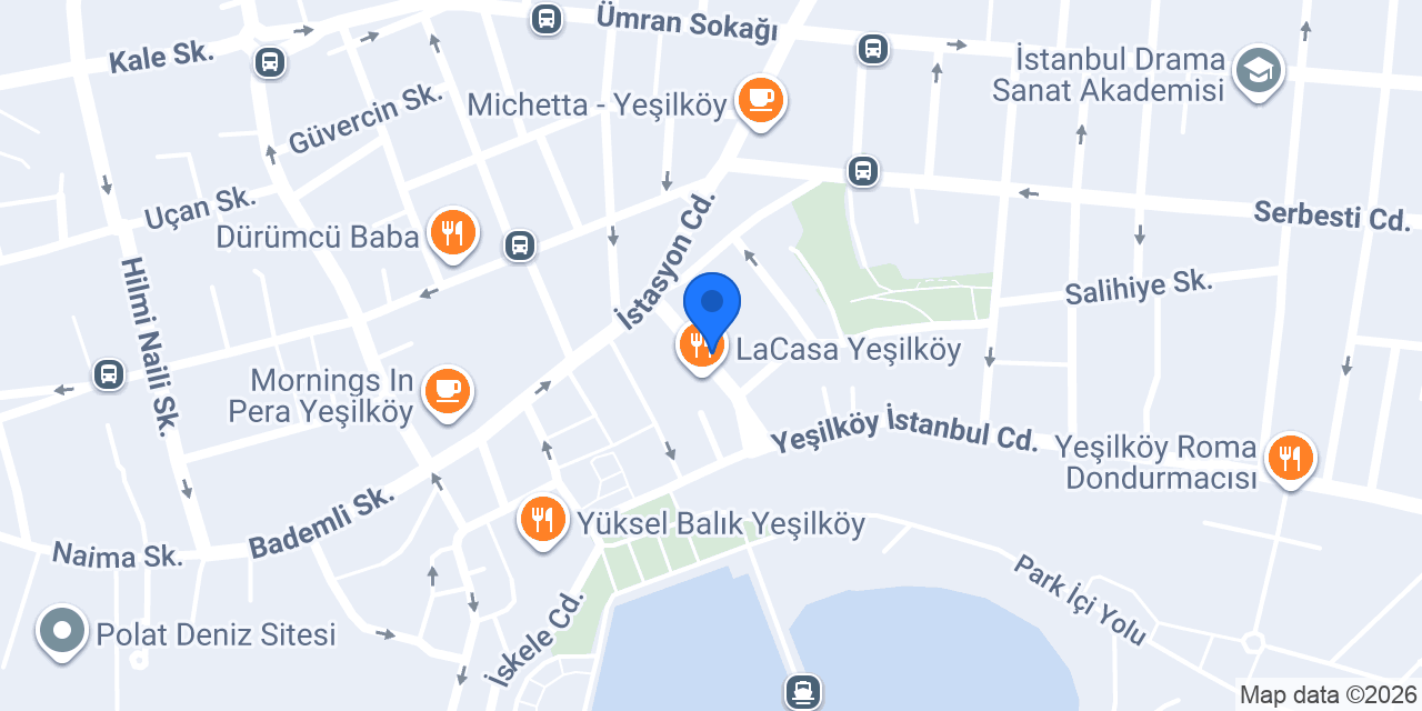 Centrale Dondurma Yeşilköy konumu