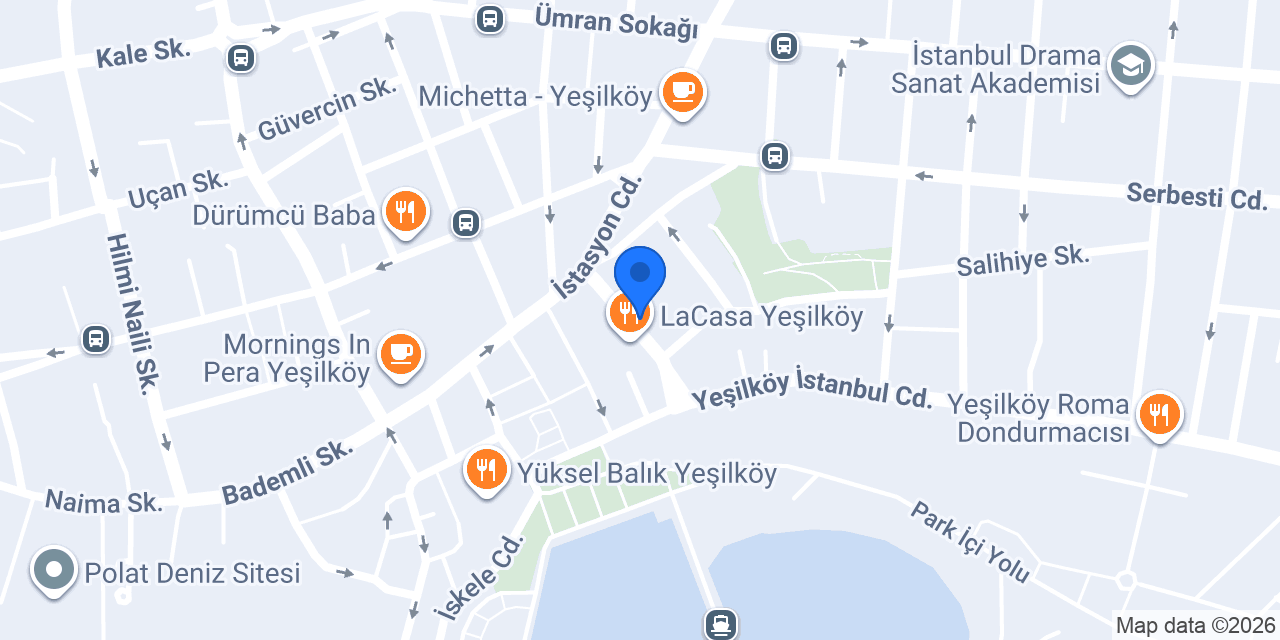 DONUTS COFFEE HOUSE YEŞİLKÖY konumu