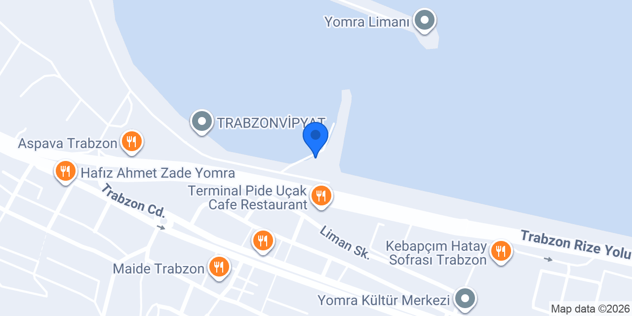 Trabzon Gezi Tekneleri konumu