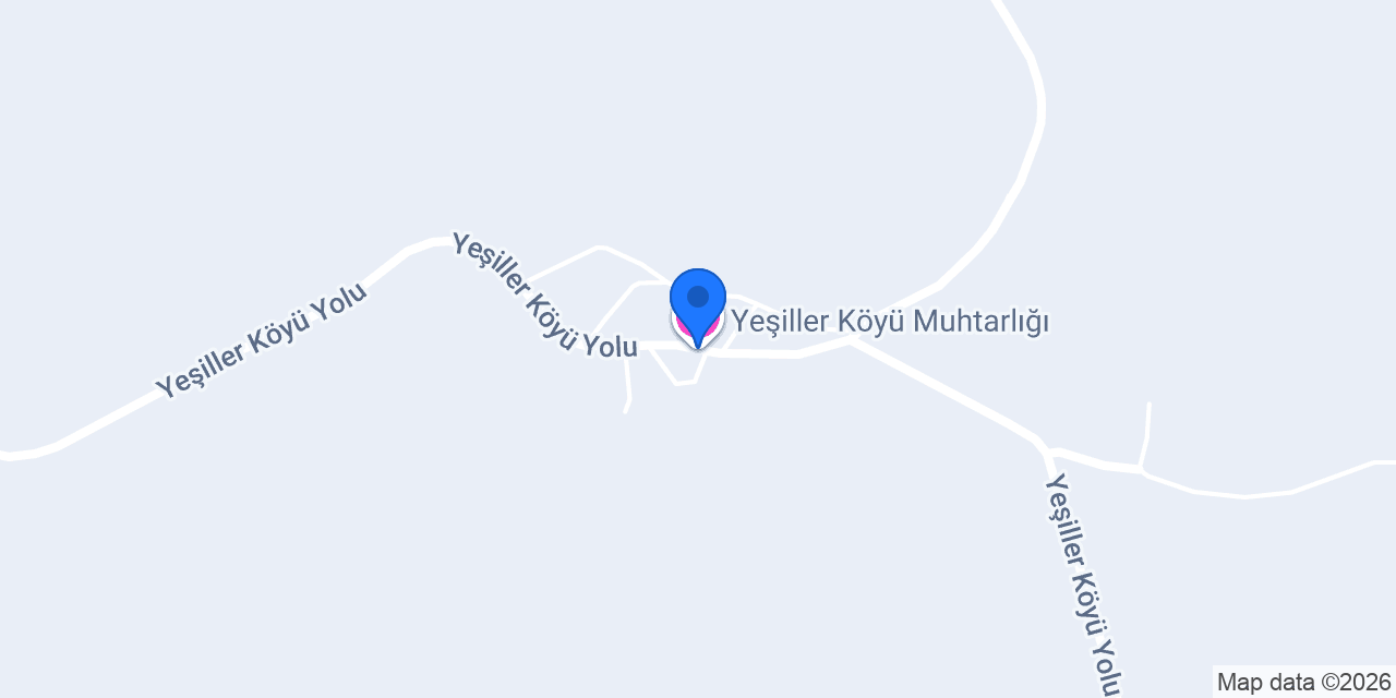 Yeşiller Köyü Muhtarlığı konumu