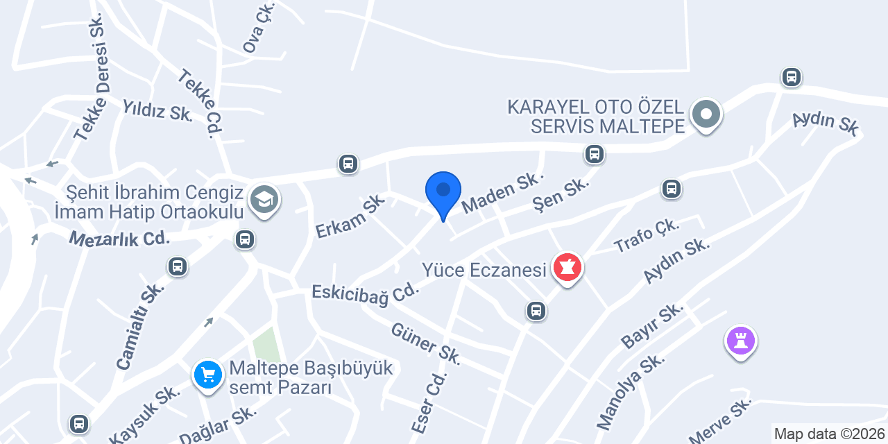 Maltepe Elektrikçi Suat Elektrik konumu