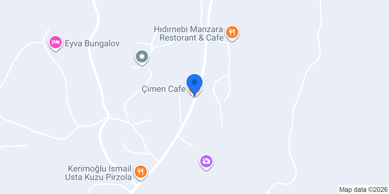 Çimen Cafe konumu