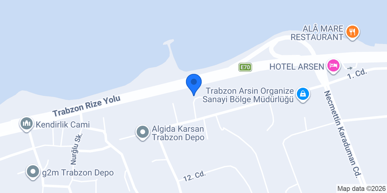 Polifish Soğuk Hava Deposu konumu