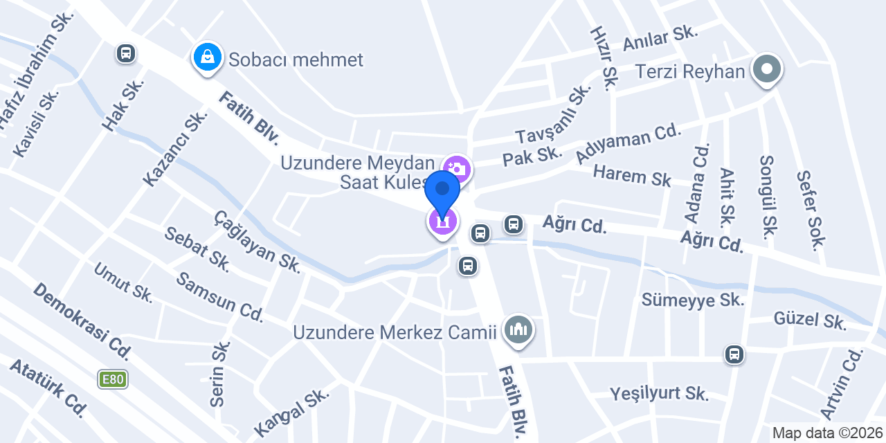 Bal Köfte Döner konumu