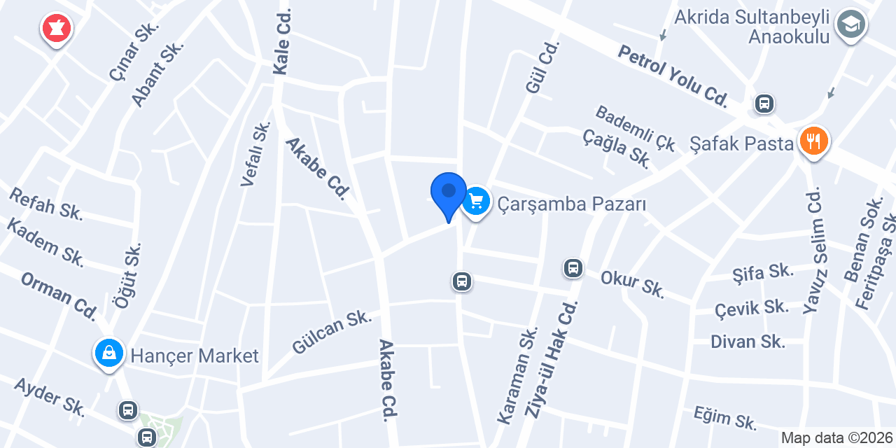 Özer Oto Lastik konumu