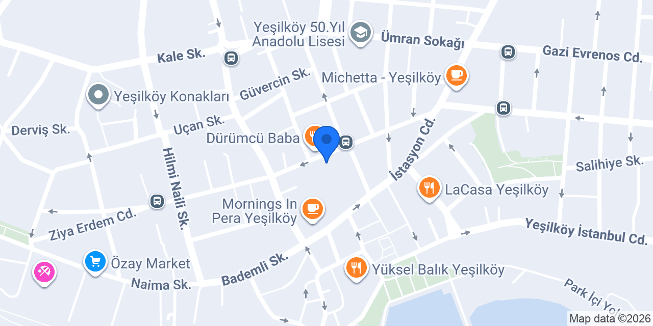 aftr. Yeşilköy konumu