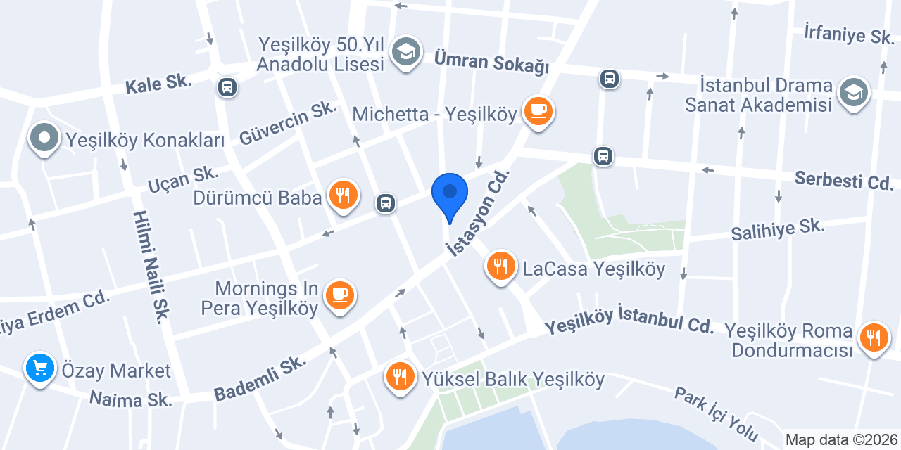 Petaraştır.com Yeşilköy konumu