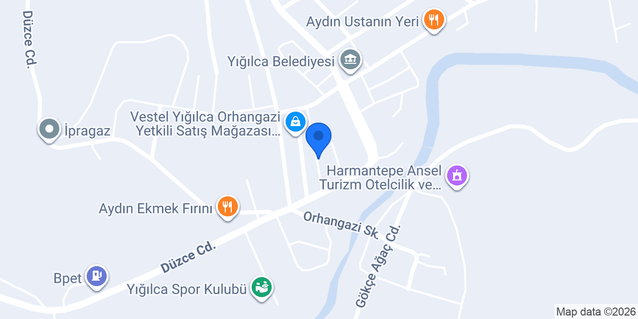 Yığılca İlçe Emniyet Amirliği konumu