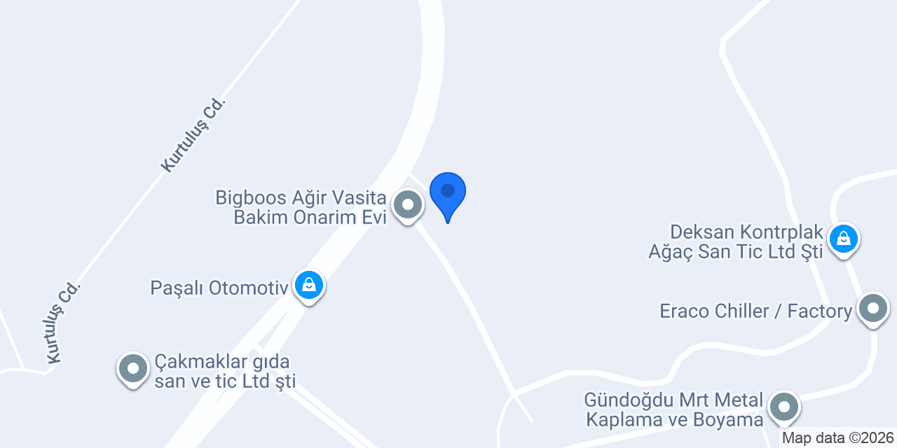 PeraWood Fabrika konumu