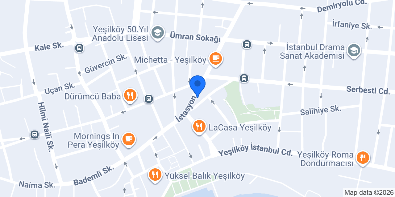 Fırın yeşilköy konumu